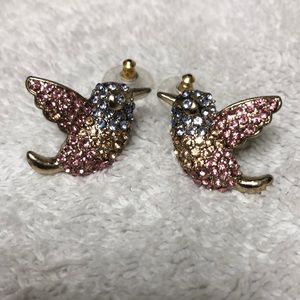 Betsy Johnson Hummingbird Earrings
